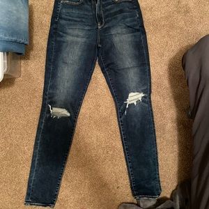 Altered American eagle skinny jeans